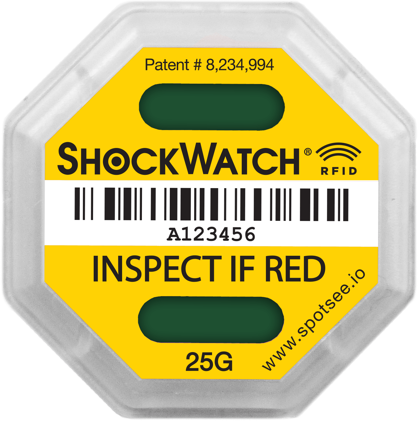 ShockWatch RFID 25G (Yellow)