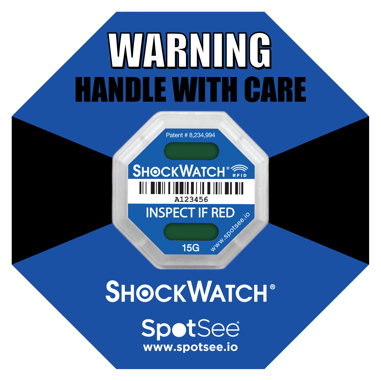 ShockWatch RFID 15G (Blue)