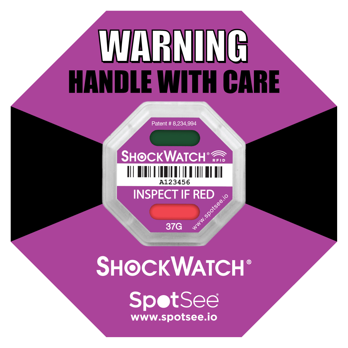 ShockWatch RFID 37G (Purple)