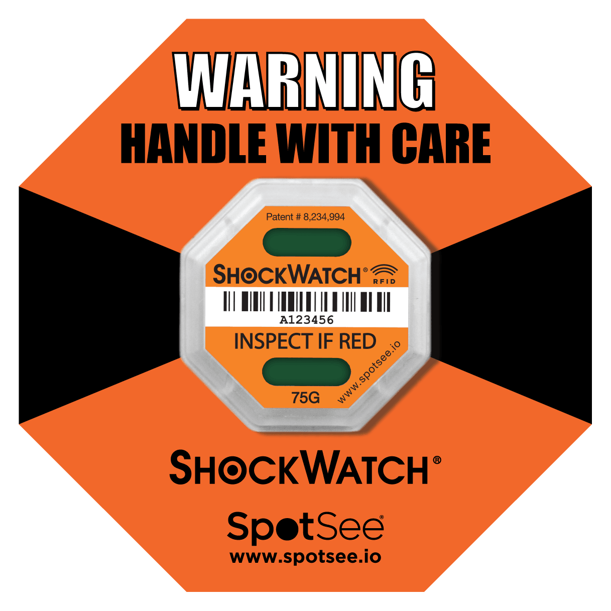 ShockWatch RFID 75G  (Orange)