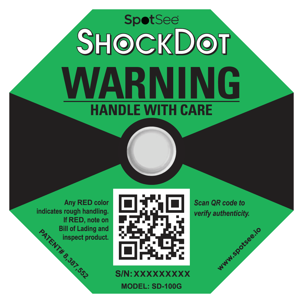 ShockDot Label 100G (Green)