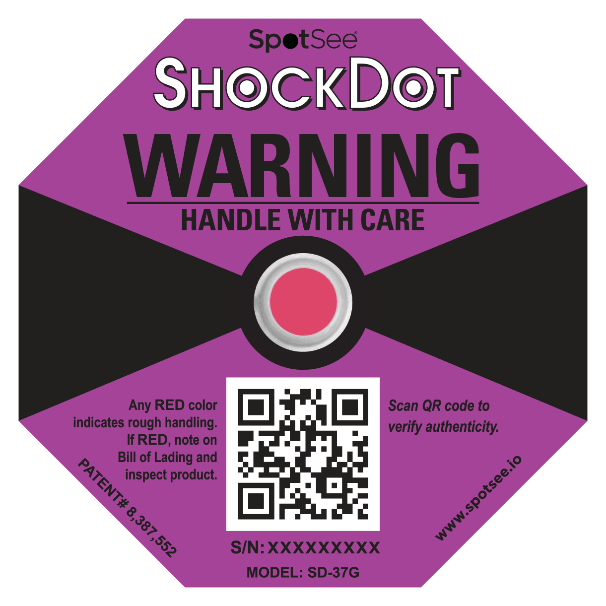 ShockDot Label 37G (Purple)